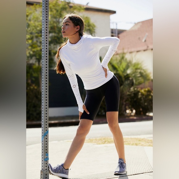 SOLD!! NEW Free People Good Karma Hoodie | Solid White - Picture 4 of 10